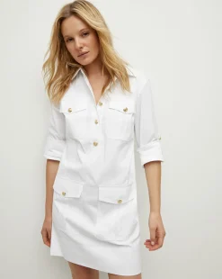 Veronica Beard Dresses*Saude Cargo Dress in White