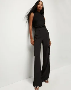 Veronica Beard Pants*Saul Cargo Pant in Black
