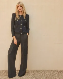Veronica Beard Pants*Saul Cargo Pant in Black
