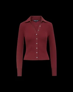Veronica Beard Tops*Scottie Button Down Shirt in Wine