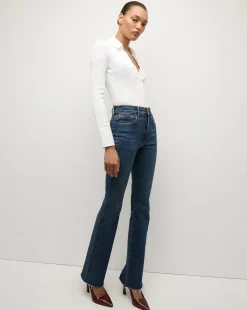 Veronica Beard Tops*Scottie Button-Down Shirt in White