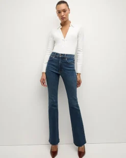 Veronica Beard Tops*Scottie Button-Down Shirt in White