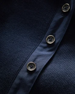 Veronica Beard Tops*Scottie Button-Down Shirt in Navy