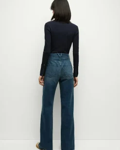 Veronica Beard Tops*Scottie Button-Down Shirt in Navy