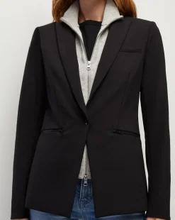 Veronica Beard Jackets & Outerwear|Extended Sizes*Scuba Dickey Jacket Black