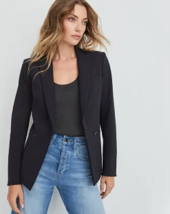 Veronica Beard Jackets & Outerwear|Extended Sizes*Scuba Dickey Jacket Navy