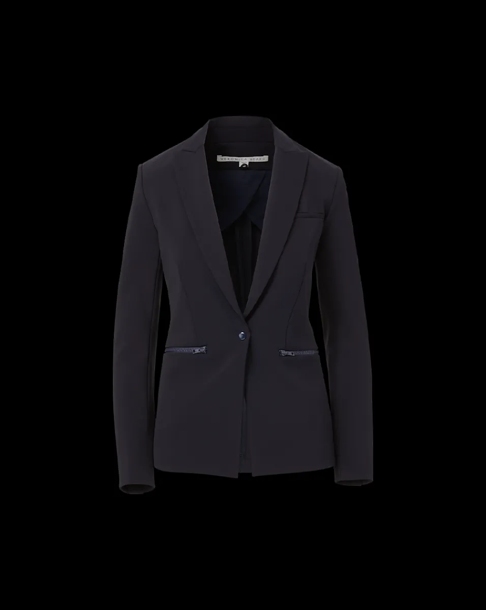 Veronica Beard Jackets & Outerwear|Extended Sizes*Scuba Dickey Jacket Navy