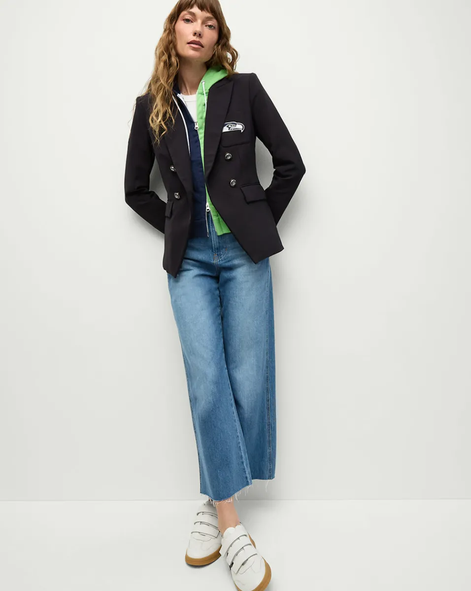 Veronica Beard Jackets & Outerwear*Seattle Seahawks Dickey Jacket in Navy/Silver SeattleSeahawks