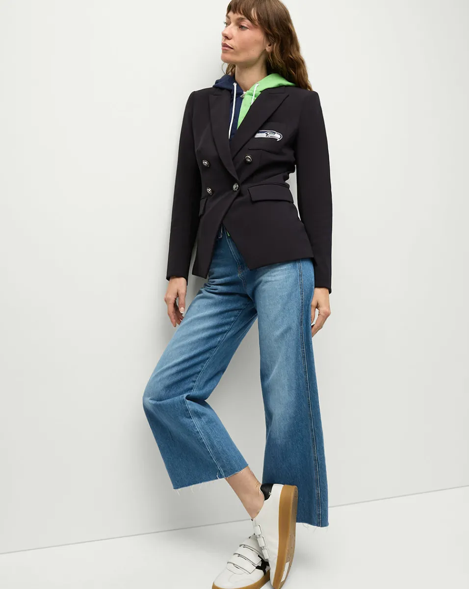 Veronica Beard Jackets & Outerwear*Seattle Seahawks Dickey Jacket in Navy/Silver SeattleSeahawks