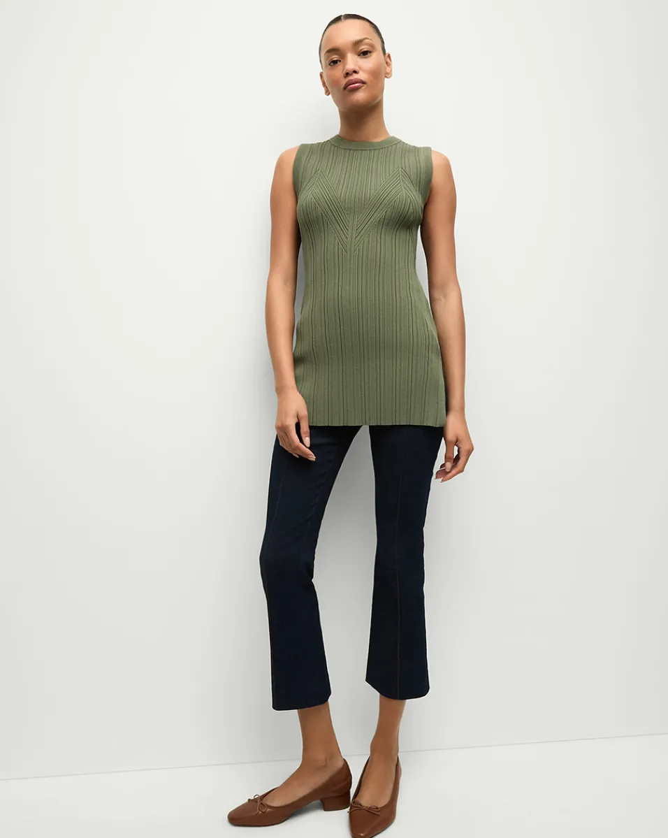 Veronica Beard Tops|Sweaters*Semma Sweater in Stone Army StoneArmy