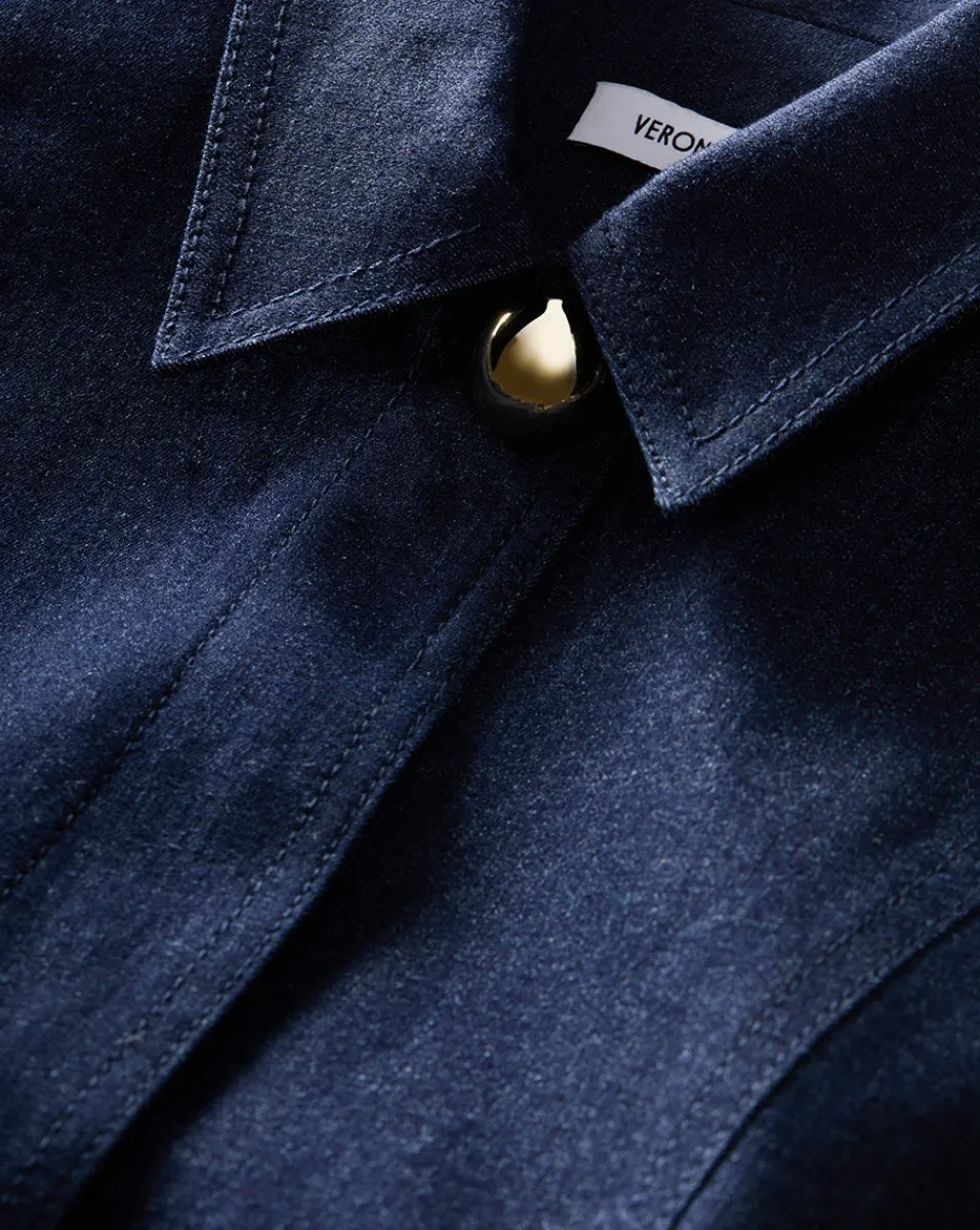 Veronica Beard Dresses*Serina Denim Dress in Dark Oxford DarkOxford