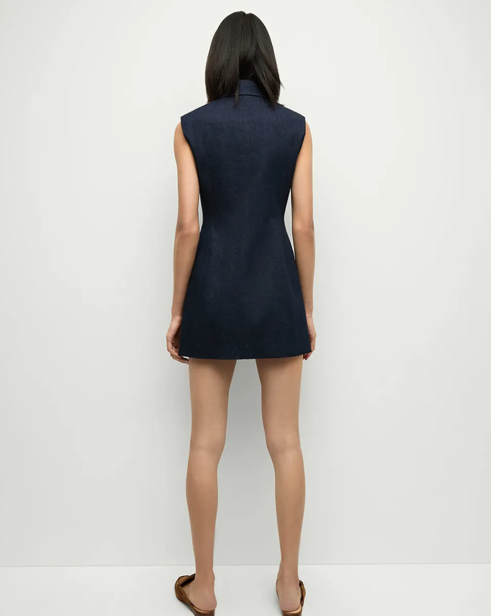 Veronica Beard Dresses*Serina Denim Dress in Dark Oxford DarkOxford