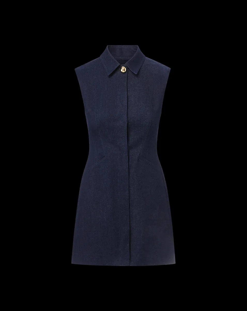 Veronica Beard Dresses*Serina Denim Dress in Dark Oxford DarkOxford