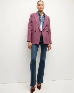 Veronica Beard Jackets & Outerwear*Sevyn Dickey Jacket in Mauve VintageOrchid
