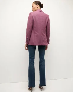 Veronica Beard Jackets & Outerwear*Sevyn Dickey Jacket in Mauve VintageOrchid
