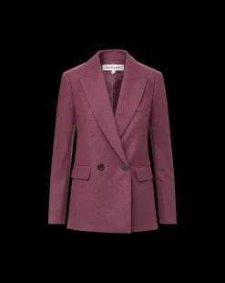 Veronica Beard Jackets & Outerwear*Sevyn Dickey Jacket in Mauve VintageOrchid