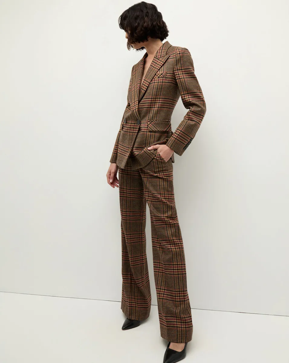 Veronica Beard Jackets & Outerwear|The Veronicas' Favorites*Sevyn Plaid Dickey Jacket in Camel & Black Camel/Black