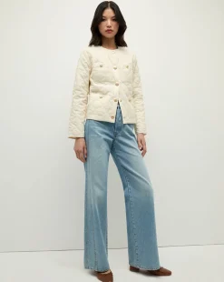 Veronica Beard Jackets & Outerwear*Shalia Quilted Jacket in Ivory
