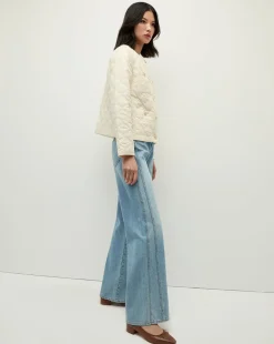Veronica Beard Jackets & Outerwear*Shalia Quilted Jacket in Ivory