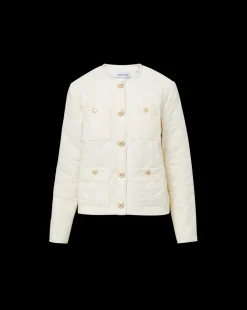 Veronica Beard Jackets & Outerwear*Shalia Quilted Jacket in Ivory