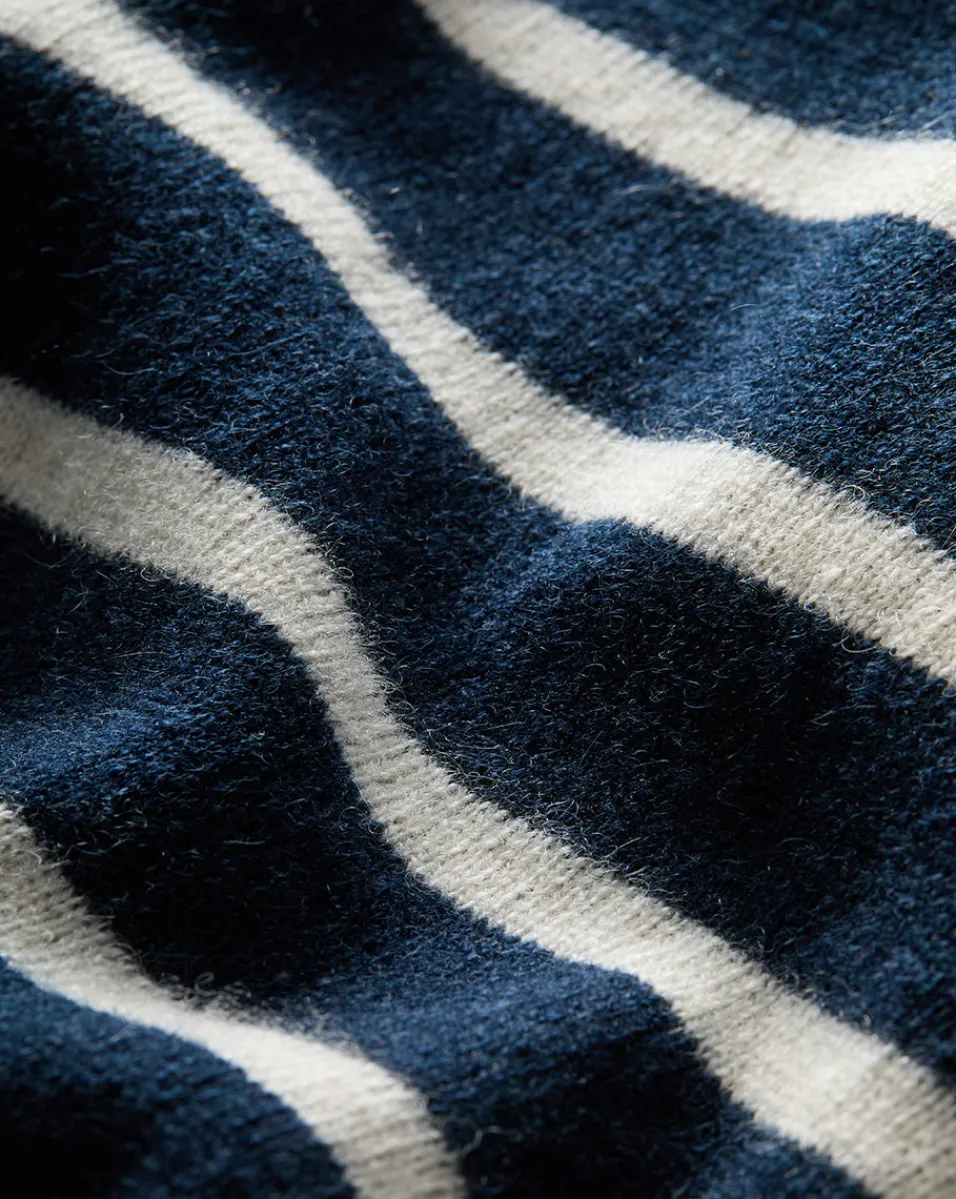Veronica Beard Tops|Sweaters*Shana Cashmere Striped Sweater in Navy/Ivory