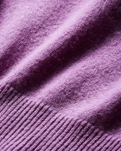 Veronica Beard Tops|Sweaters*Shana Short Sleeve Cashmere Sweater in Lilac OrchidDusk