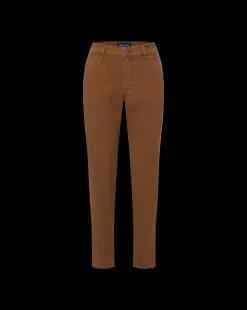 Veronica Beard Pants*Sia Twill Chinos in Deep Ochre DeepOchre