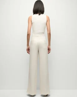 Veronica Beard Tops|Sweaters*Sid Sleeveless Crew-Neck Pullover in White Off-White