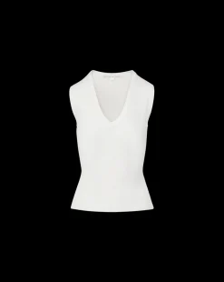Veronica Beard Tops|Sweaters*Sid Sleeveless Knit Top Off-White