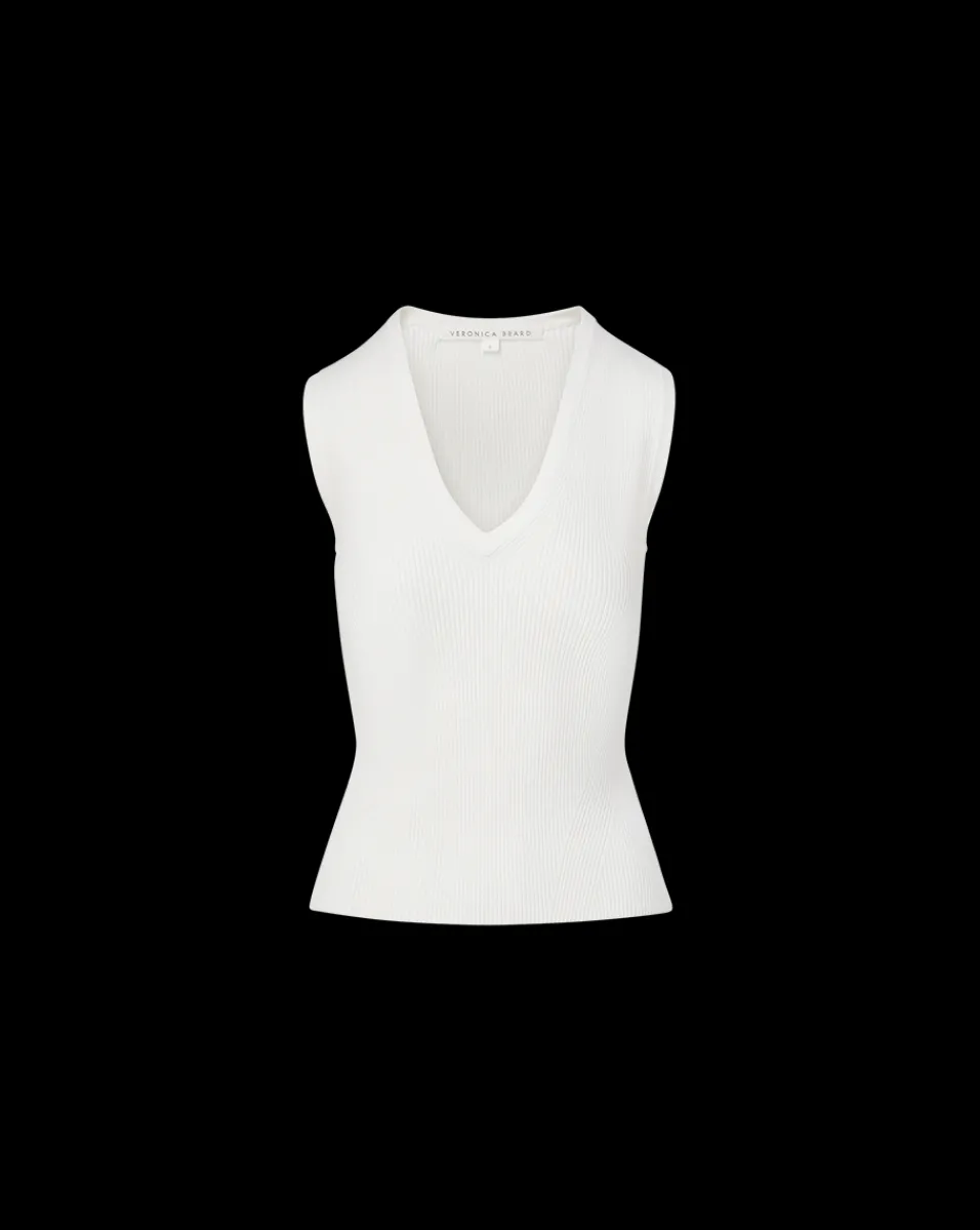 Veronica Beard Tops|Sweaters*Sid Sleeveless Knit Top Off-White