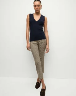 Veronica Beard Tops|Sweaters*Sid V-Neck Sleeveless Pullover in Navy