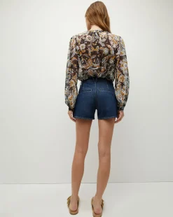 Veronica Beard Jeans|Skirts & Shorts*Simpson Denim Short in Dusted Oxford DustedOxford