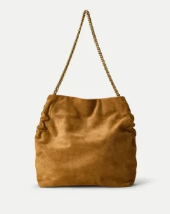 Veronica Beard Shoulder Bags|The Veronicas' Favorites*Slouch Shoulder Suede Bag in Acorn