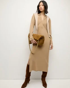 Veronica Beard Shoulder Bags|The Veronicas' Favorites*Slouch Shoulder Suede Bag in Acorn