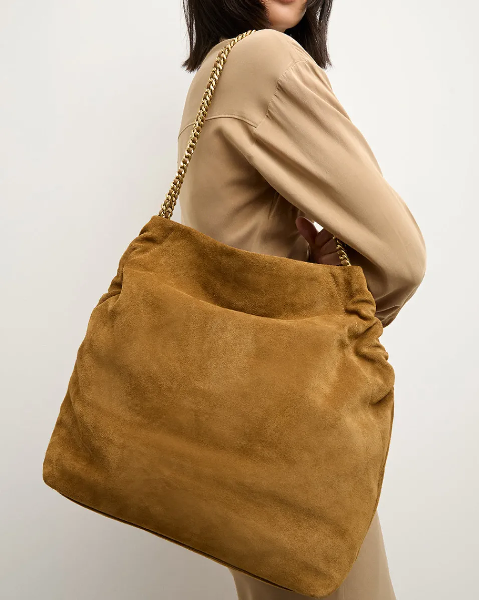 Veronica Beard Shoulder Bags|The Veronicas' Favorites*Slouch Shoulder Suede Bag in Acorn