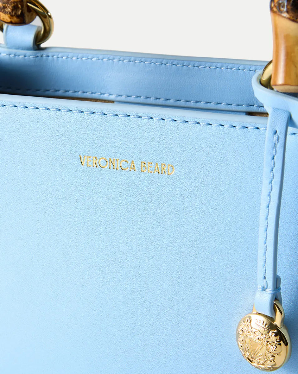 Veronica Beard Crossbody Bags|The Gift Guide*Small Bamboo-Handle Shopper Bag in Light Blue LightBlue
