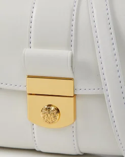 Veronica Beard Crossbody Bags|The Veronicas' Favorites*Small Crest Lock Trap Bag in Off-White