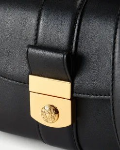 Veronica Beard Crossbody Bags|Vb Classics*Small Crest Lock Trap Bag in Black