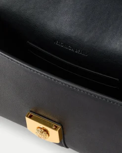 Veronica Beard Crossbody Bags|Vb Classics*Small Crest Lock Trap Bag in Black
