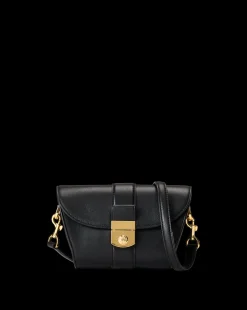 Veronica Beard Crossbody Bags|Vb Classics*Small Crest Lock Trap Bag in Black