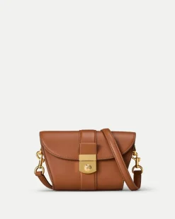 Veronica Beard Crossbody Bags|Vb Classics*Small Crest Lock Trap Bag in Hazelwood