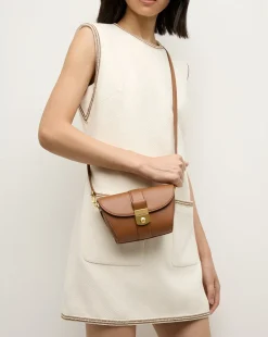 Veronica Beard Crossbody Bags|Vb Classics*Small Crest Lock Trap Bag in Hazelwood