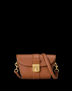 Veronica Beard Crossbody Bags|Vb Classics*Small Crest Lock Trap Bag in Hazelwood