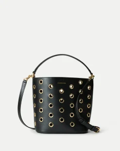 Veronica Beard Crossbody Bags|The Gift Guide*Small Grommet Feedbag in Black Black/Gold