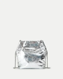 Veronica Beard Crossbody Bags|The Veronicas' Favorites*Small Metallic Slouch Shoulder Bag in Silver