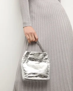 Veronica Beard Crossbody Bags|The Veronicas' Favorites*Small Metallic Slouch Shoulder Bag in Silver
