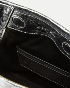 Veronica Beard Crossbody Bags|The Veronicas' Favorites*Small Metallic Slouch Shoulder Bag in Silver