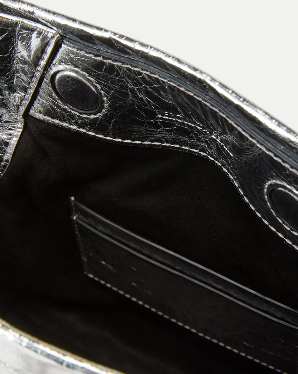 Veronica Beard Crossbody Bags|The Veronicas' Favorites*Small Metallic Slouch Shoulder Bag in Silver