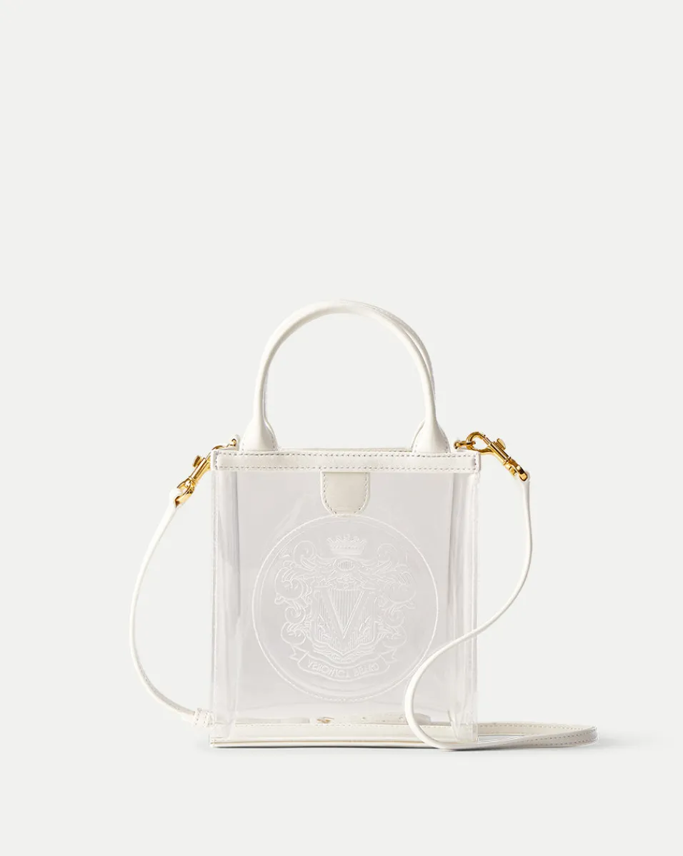 Veronica Beard Crossbody Bags*Small Shopper in Transparent/Off-White