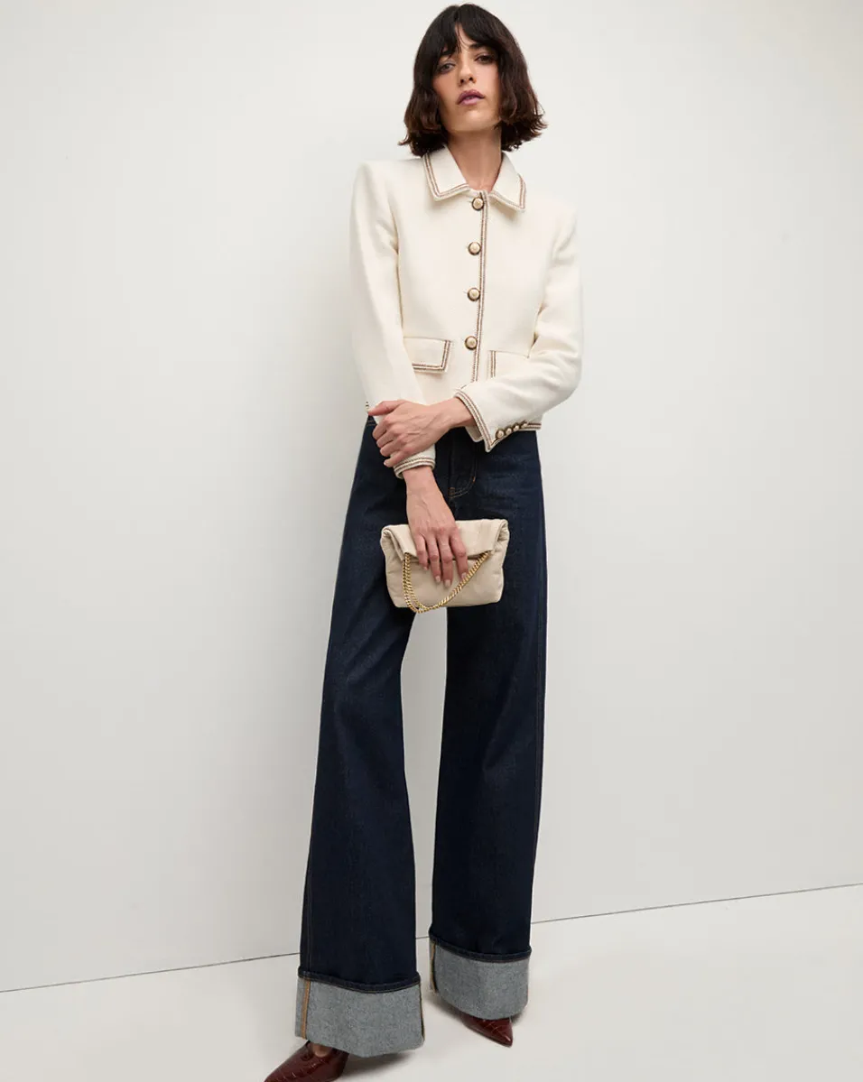 Veronica Beard Crossbody Bags|Party Dressing*Small Slouch Shoulder Bag in Ivory